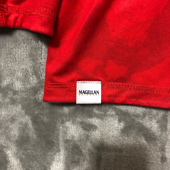 Magellan Outdoors Men Shirt Size 3XL Ombre Fishing Long Sleeve Crewneck - Picture 6 of 11